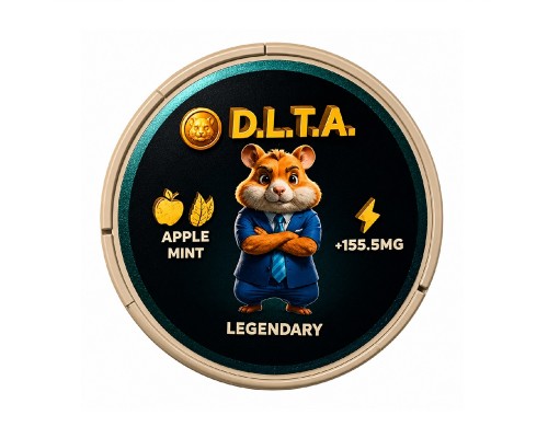 D.L.T.A HAMSTER KOMBAT Legendary Apple Mint 155 мг Астана